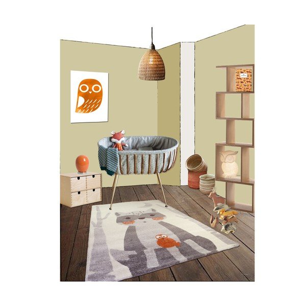 Covor pentru copii Nattiot Harry, 100 x 150 cm-image-3