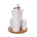 Set olivieră și oțetieră din porțelan Whiteline – Orion