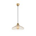 Lustră aurie cu abajur din metal ø 36 cm Depay – Opviq lights