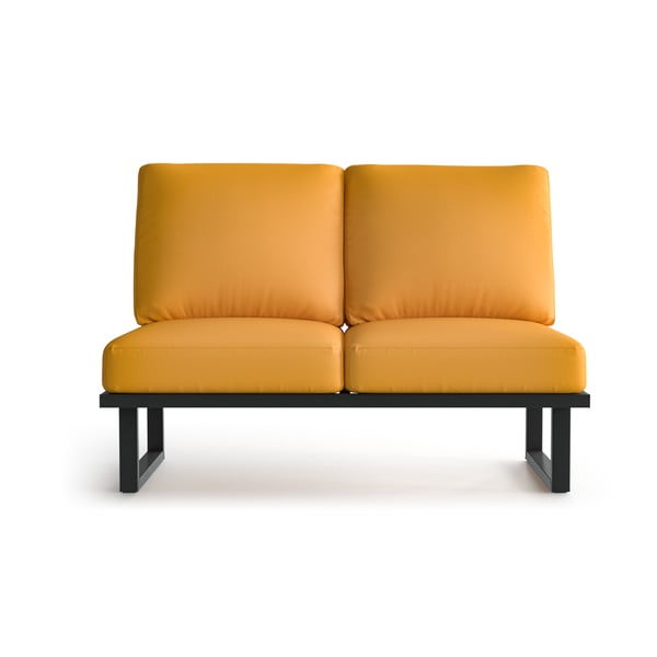 Canapea cu 2 locuri pentru exterior Marie Claire Home Angie, galben