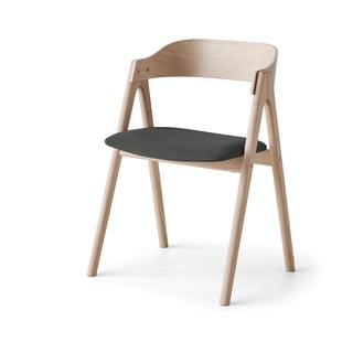 Scaun de dining negru/natural din lemn de stejar Mette – Hammel Furniture