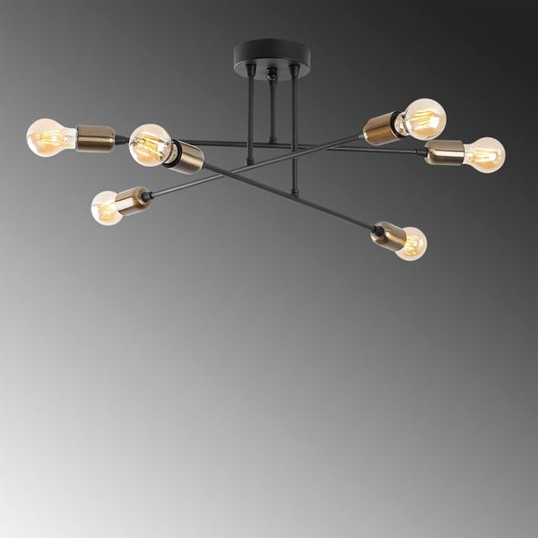Plafonieră neagră Fleur – Opviq lights-image-3