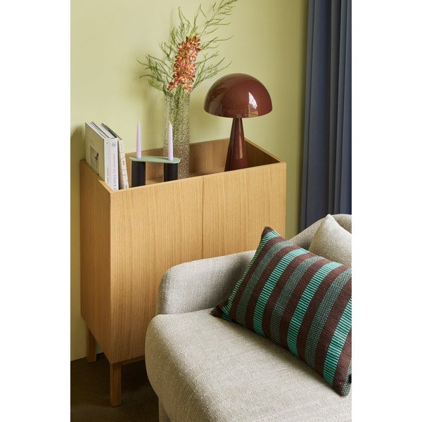 Dulap în culoare naturală cu aspect de lemn de stejar 80x90x40 cm Ark – Hübsch-image-1