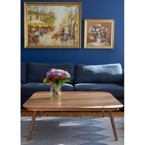 Măsuță de cafea din lemn de frasin Ragaba Contrast Tetra, natural, 110 x 110cm-image-4