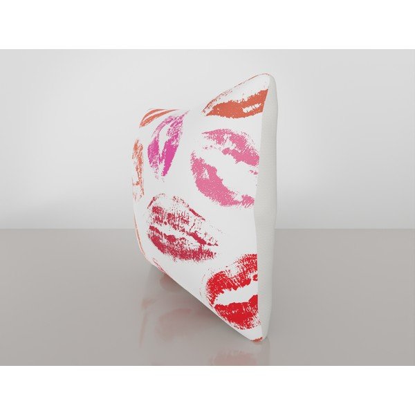 Față de pernă cu amestec din bumbac Vitaus Kiss Me, 43 x 43 cm-image-2