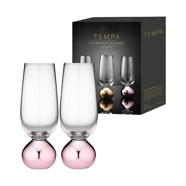 Pahare de vin spumant în set de 2 buc. 250 ml Astrid Rose - Ladelle-image-2