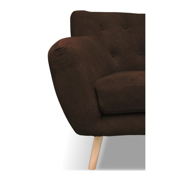 Canapea Cosmopolitan design London, 162 cm, maro-image-3