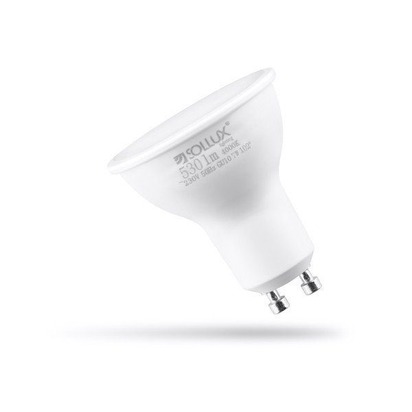Bec LED GU10, cu lumină neutră 7 W – Sollux