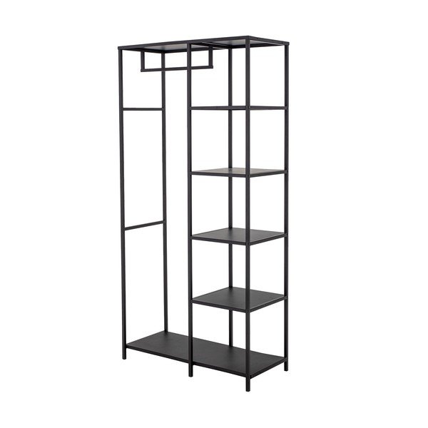 Suport pentru haine negru din metal 90x183x40 cm Valde – Bloomingville