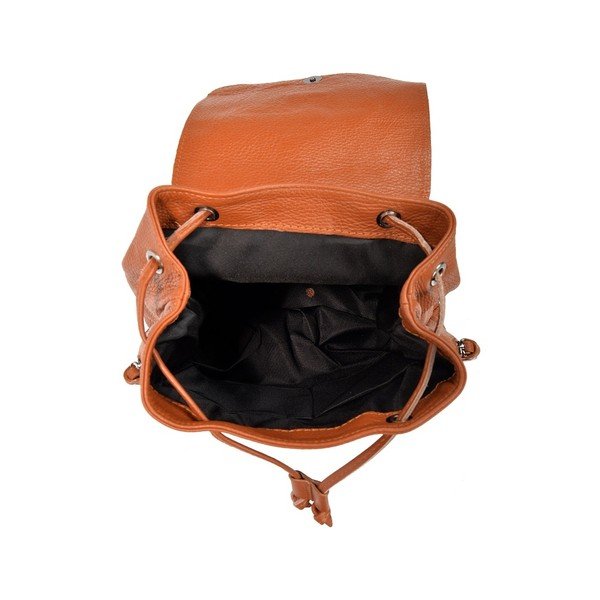 Rucsac din piele Renata Corsi Brenda, maro coniac-image-1