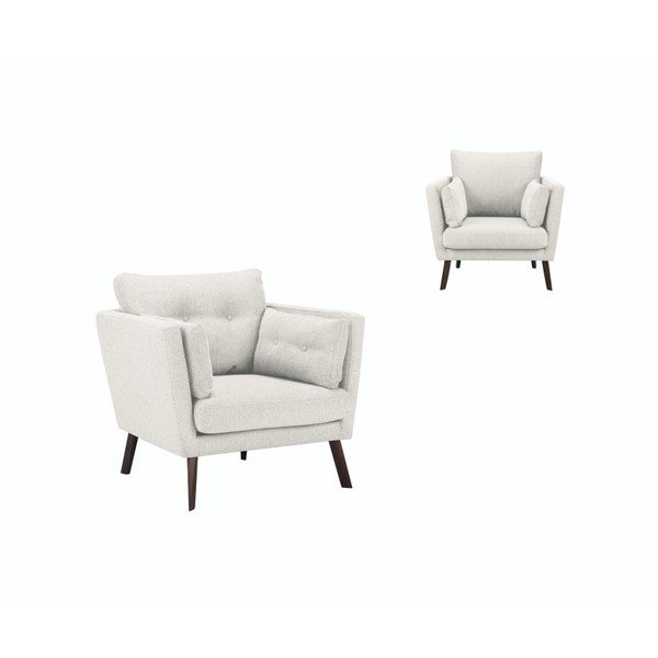 Fotoliu Mazzini Sofas Elena, bej deschis-image-4