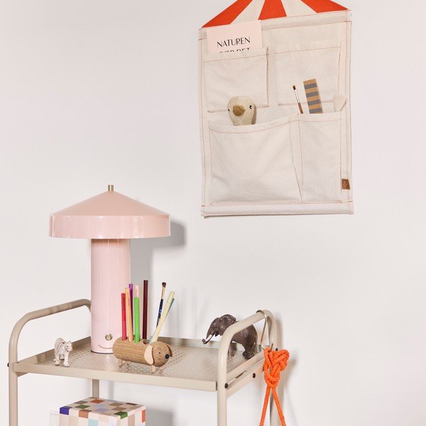 Organizator suspendat crem din material textil 40x1x60 cm Circus – OYOY Mini-image-2