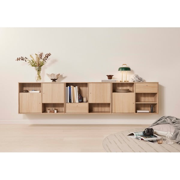 Comodă joasă cu aspect de stejar  267x61 cm Mistral - Hammel Furniture-image-4