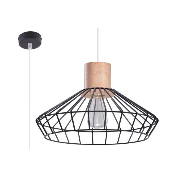 Lustră Sollux Avilla, negru-image-1