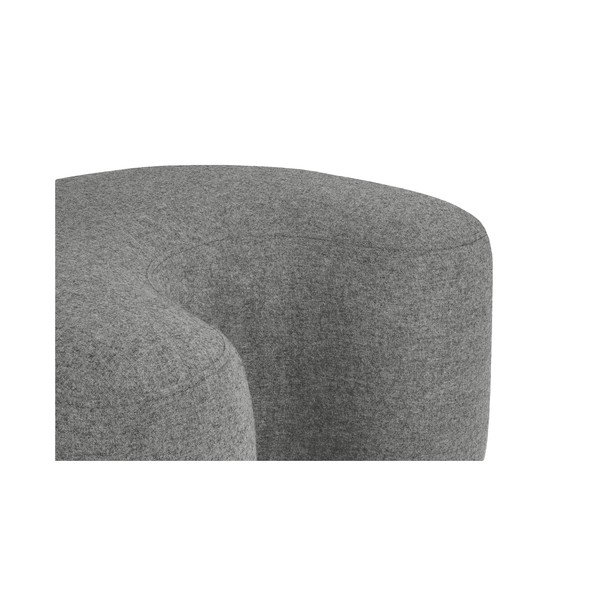 Puf gri cu tapițerie din lână Ü – noo.ma-image-4