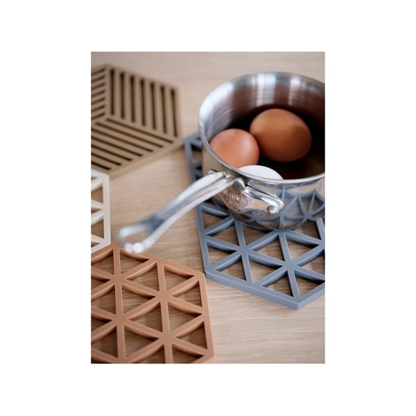 Suport din silicon pentru oale fierbinți Zone Triangles, negru-image-4