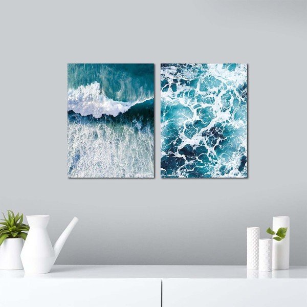 Set 2 tablouri Onno Waves-image-1