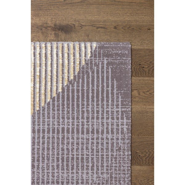 Covor gri din lână 100x180 cm Shades – Agnella-image-3