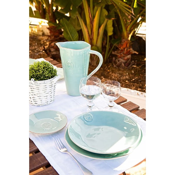 Farfurie din gresie ceramică Costa Nova, ⌀ 16 cm, turcoaz-image-1