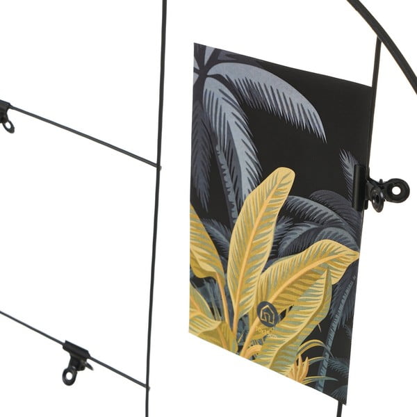 Set de 2 suporturi foto negre din metal Casa Selección-image-1