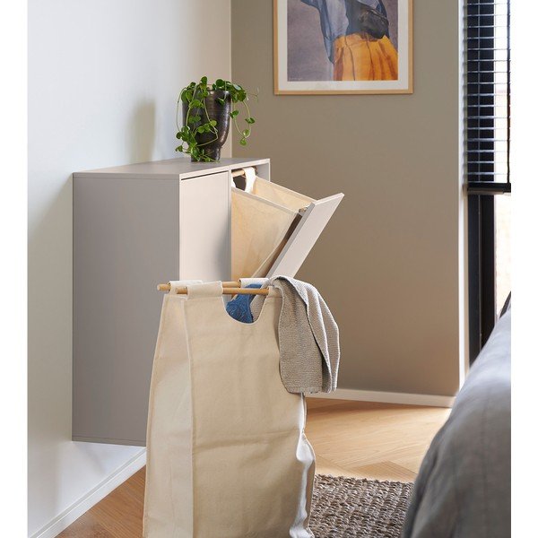 Coș de rufe gri deschis de montat pe perete Laundry Box – ReCollector-image-3