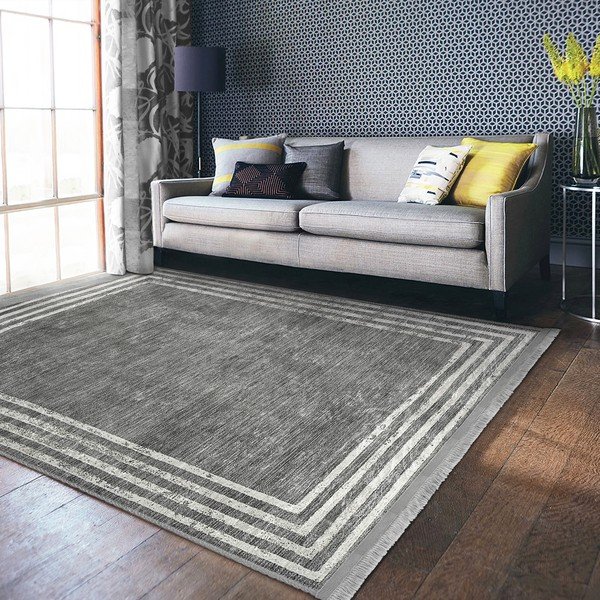 Covor gri 80x150 cm – Mila Home-image-3