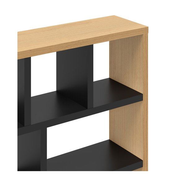 Bibliotecă cu aspect de lemn de stejar 150x159 cm Berlin – TemaHome-image-4
