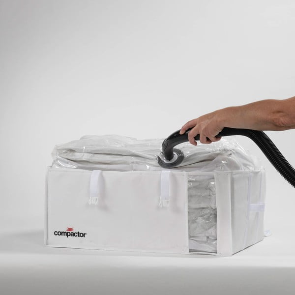 Cutie vacuum pentru depozitare Compactor White-image-3
