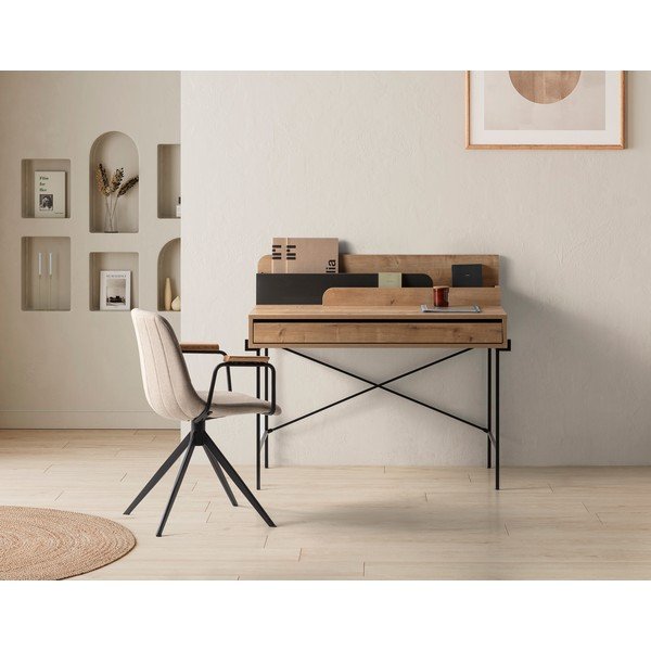 Scaune de dining bej 2 buc. Tali – Marckeric-image-1