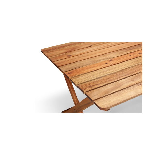 Masă de grădină din lemn de acacia Bonami Essentials Natur, 114 x 88 cm-image-3