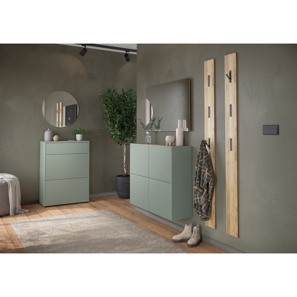 Dulap verde prăfuit cu aspect mat 70x99x34 cm Binetto – Germania-image-4