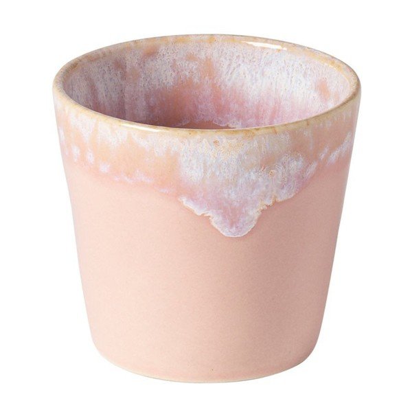 Ceașcă albă/roz din gresie 210 ml Grespresso – Costa Nova