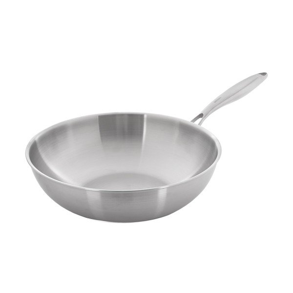 Tigaie tip wok din oțel inoxidabil ø 30 cm Steela – Orion-image-2