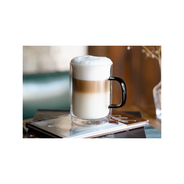 Căni 2 buc. din sticlă 350 ml Carbon – Vialli Design-image-1