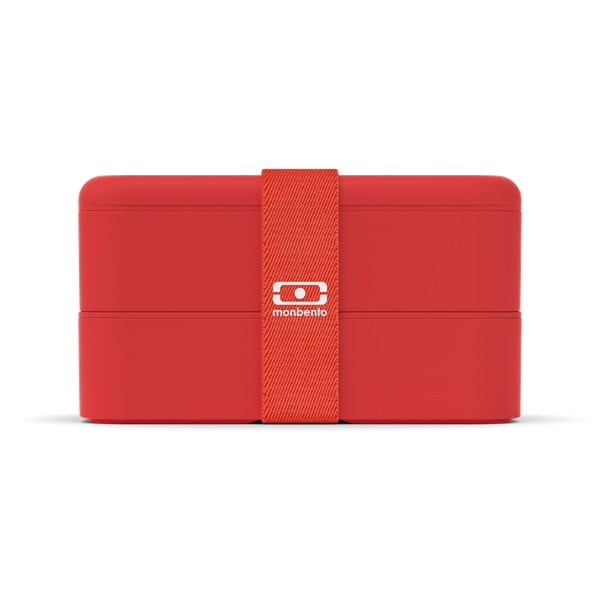 Cutie pentru gustări Monbento Original, roșu-image-1