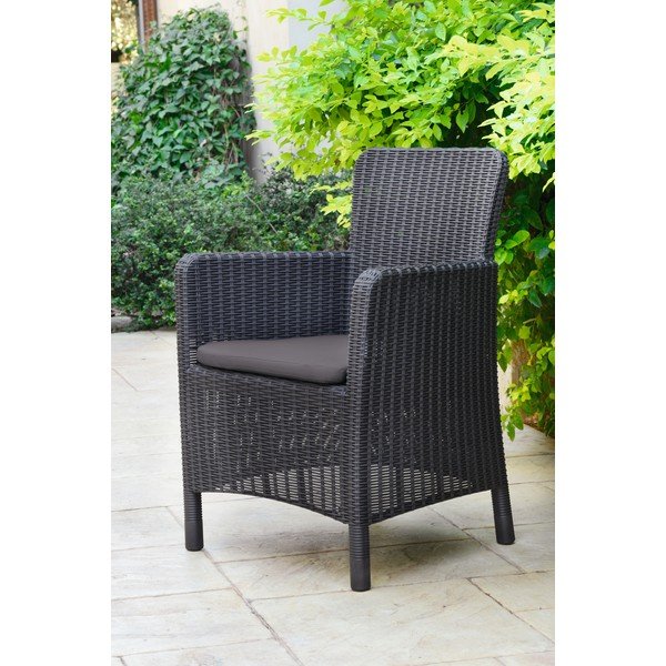 Fotoliu de grădină gri antracit din plastic Trenton – Keter-image-4