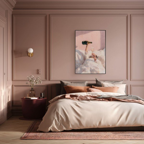Tablou cu ramă/pe pânză imprimat 70x100 cm Lazy Sunday – Styler-image-2