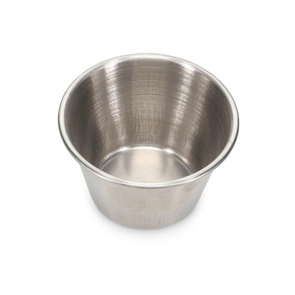 Bol mic argintiu pentru servire din metal 110 ml Serve – BonBistro-image-2