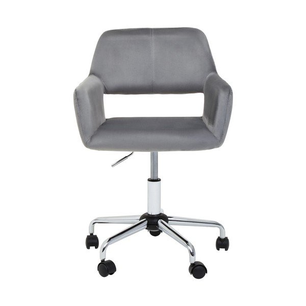 Scaun de birou gri tapițat Brent – Premier Housewares-image-2