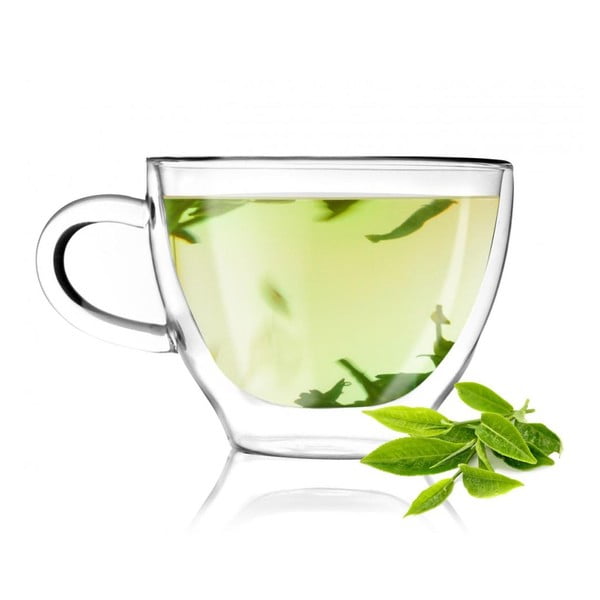 Cană din sticlă cu perete dublu Vialli Design Amo Cup, 300 ml-image-1