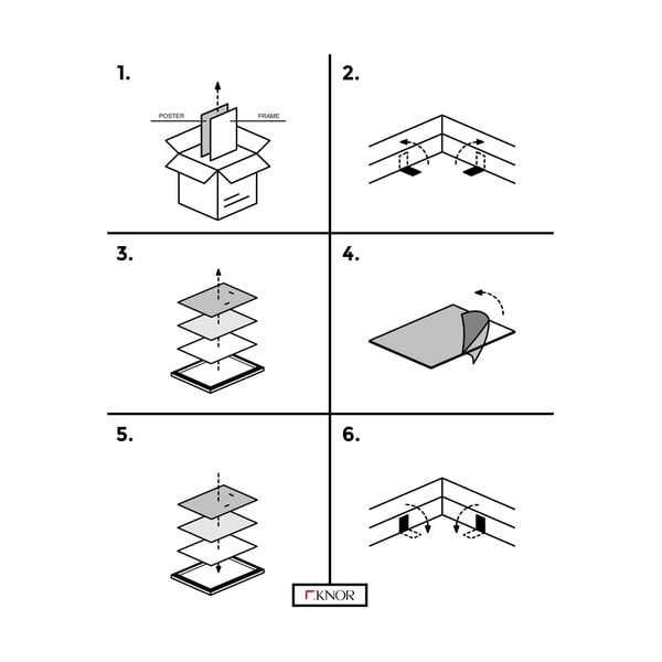 Tablouri 4 buc. 32x42 cm – knor-image-3