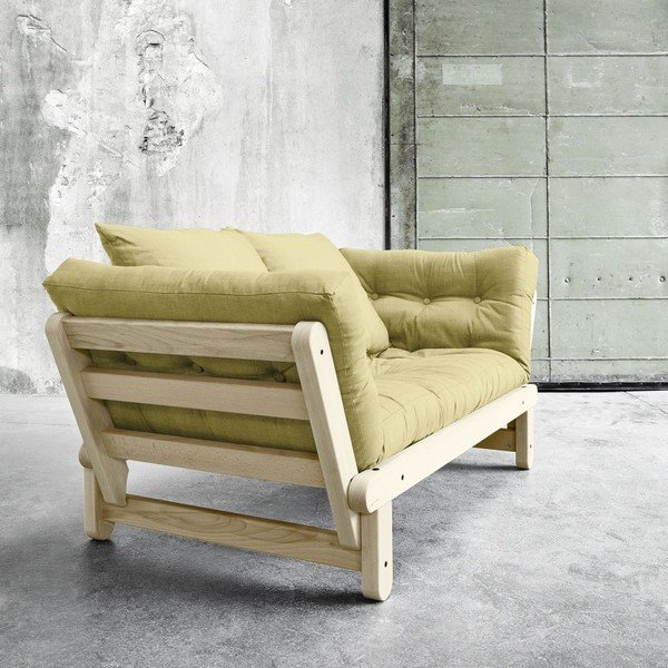Canapea extensibilă Beat Natural/Avocado Green-image-1