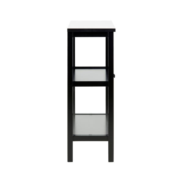 Vitrină cu 2 uși Actona Eton, înălțime 99,5 cm, negru-image-1
