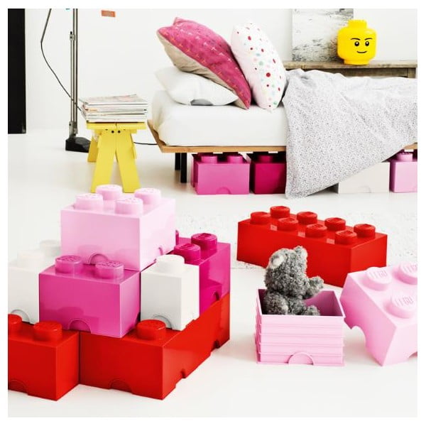 Cutie depozitare LEGO®, roz închis-image-1