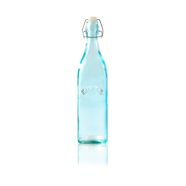 Sticlă albastră cu clips Kilner, 1 l