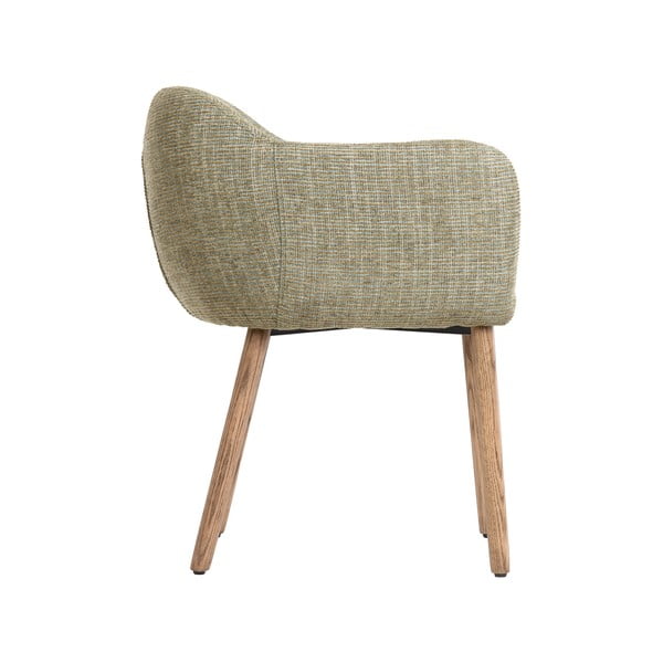 Set de scaune de sufragerie verde deschis cu cotiere 2 buc. tapițat Blaine – Light & Living-image-3