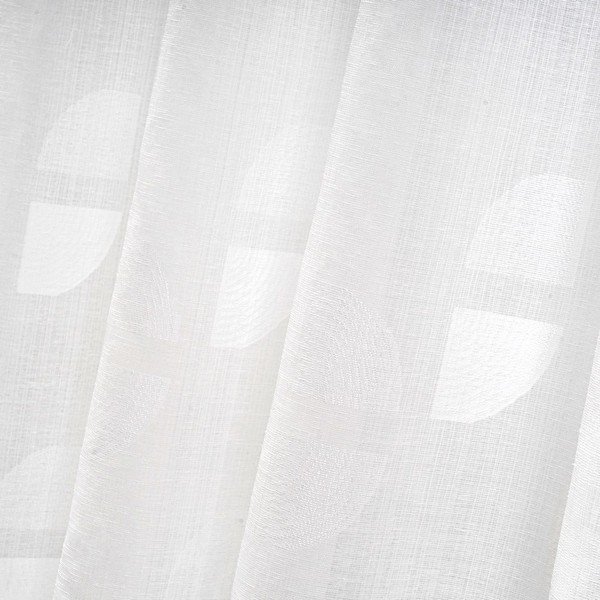 Draperie albă din jacquard 140x260 cm Mid Century – Casa Selección-image-4