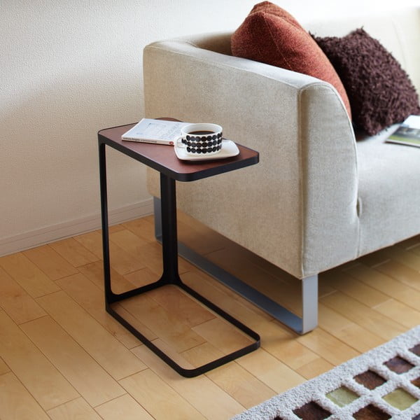 Măsuță pentru laptop / auxiliară YAMAZAKI Frame, negru-image-1
