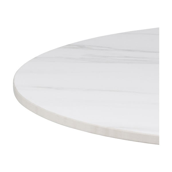 Măsuță de cafea albă rotundă cu blat ceramic ø 60 cm Malta – Actona-image-3