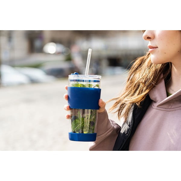 Cană termos albastră 600 ml Fuori – Vialli Design-image-3